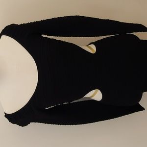 Black Bebe Body-con Cocktail dress